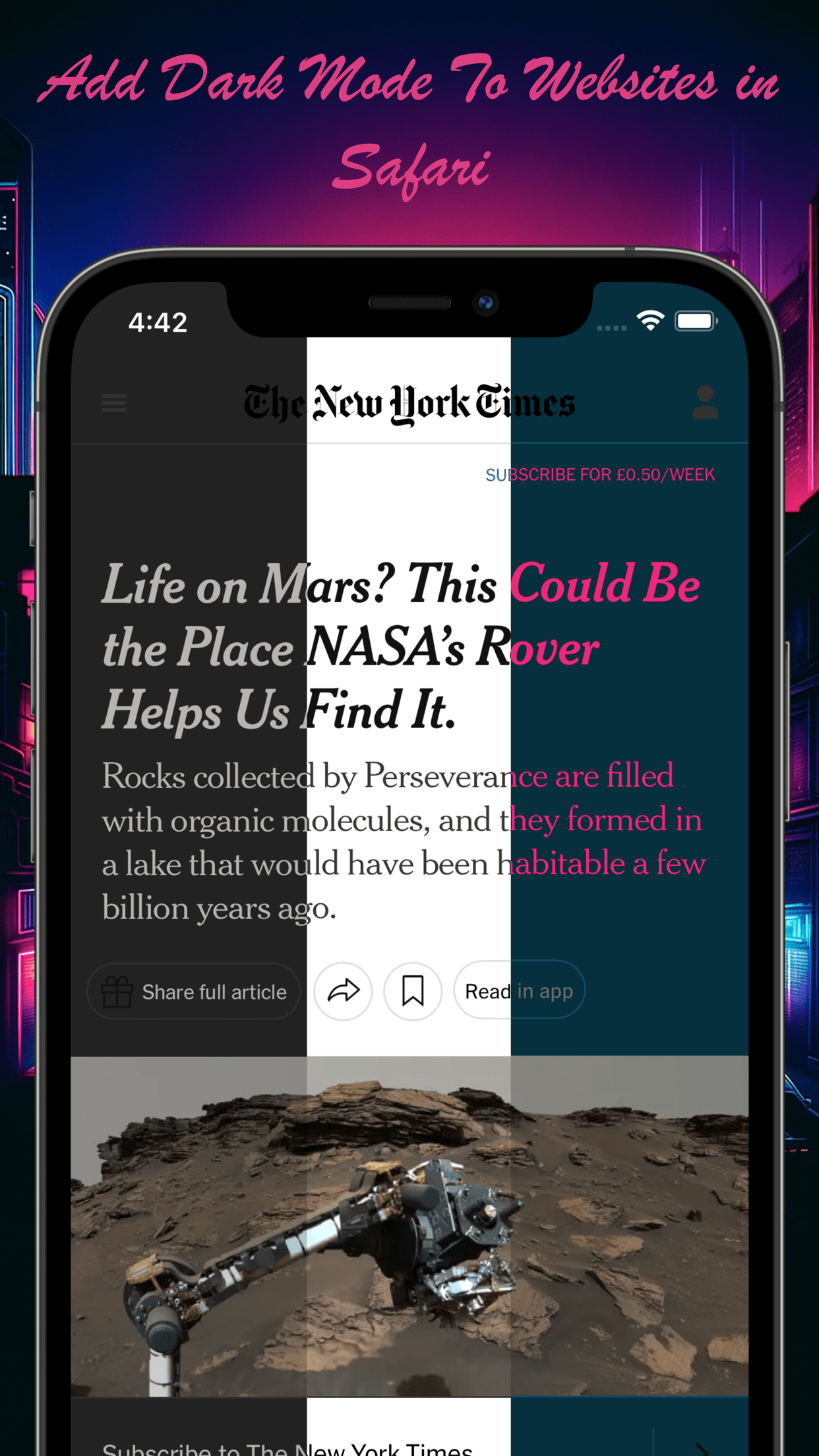 NightBrowser Dark Mode